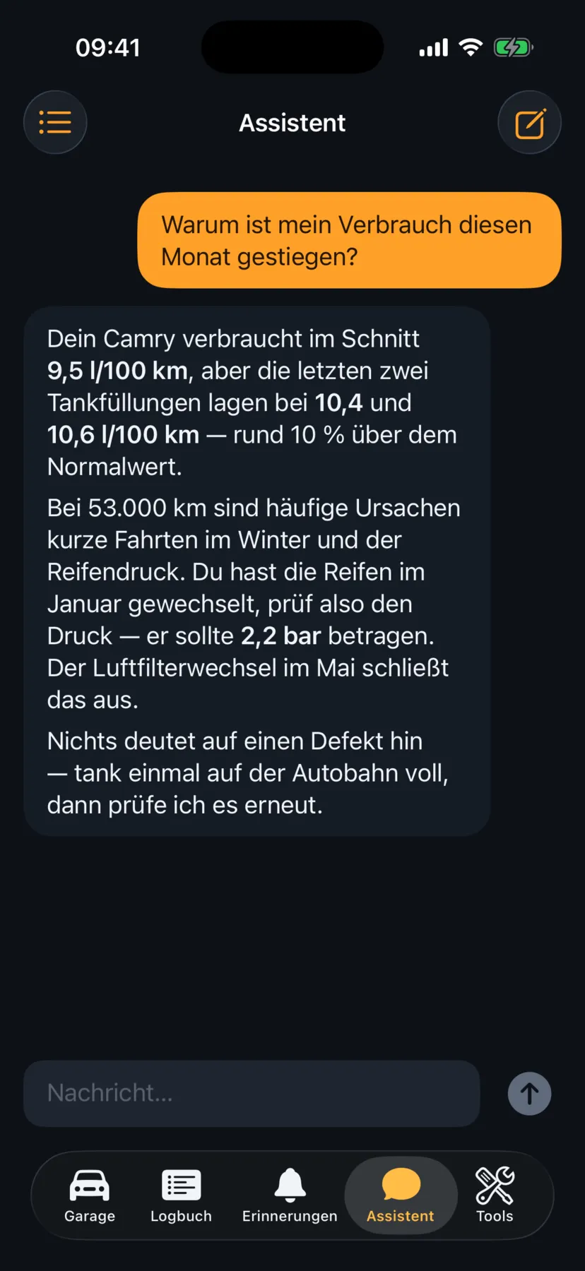 Ein KI-Mechaniker, der dein Auto kennt