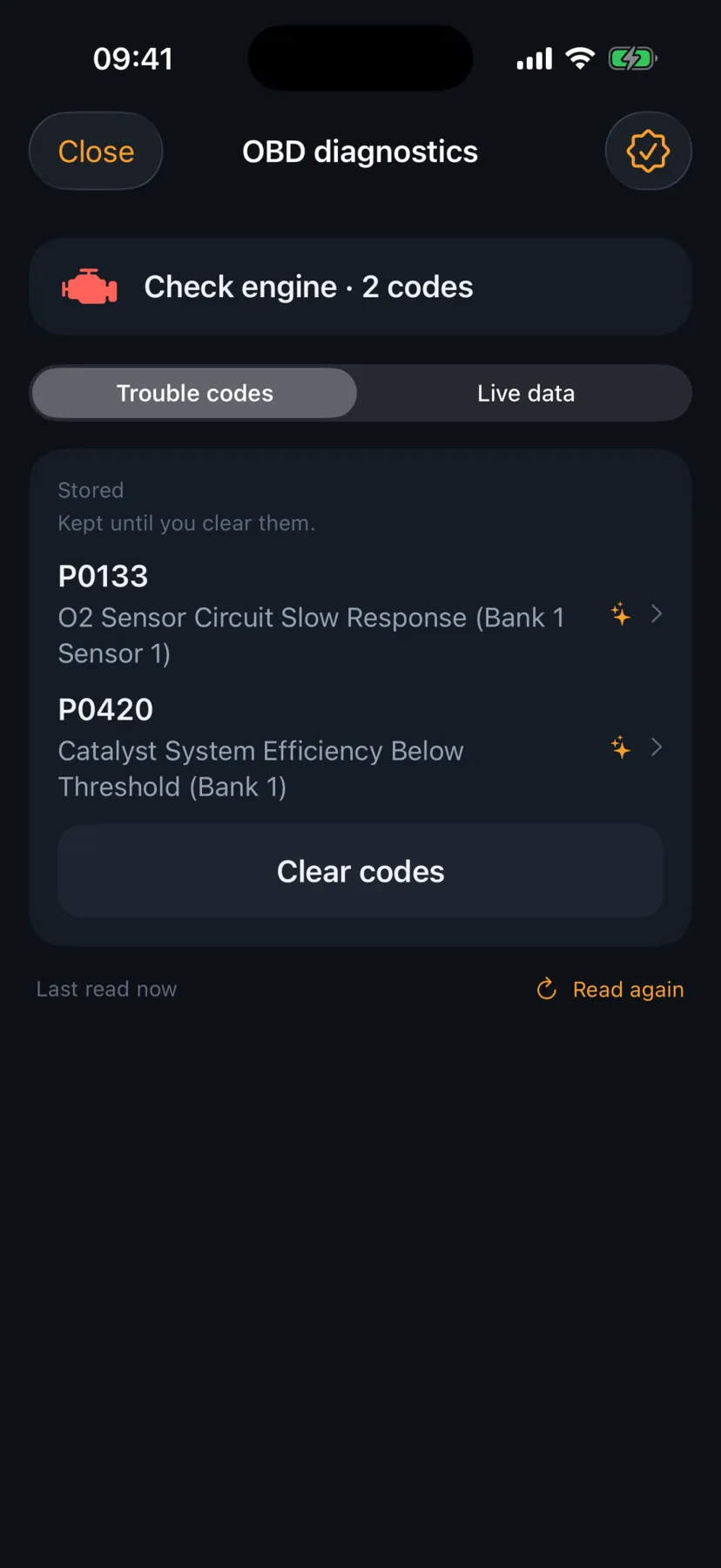Check-engine light, decoded