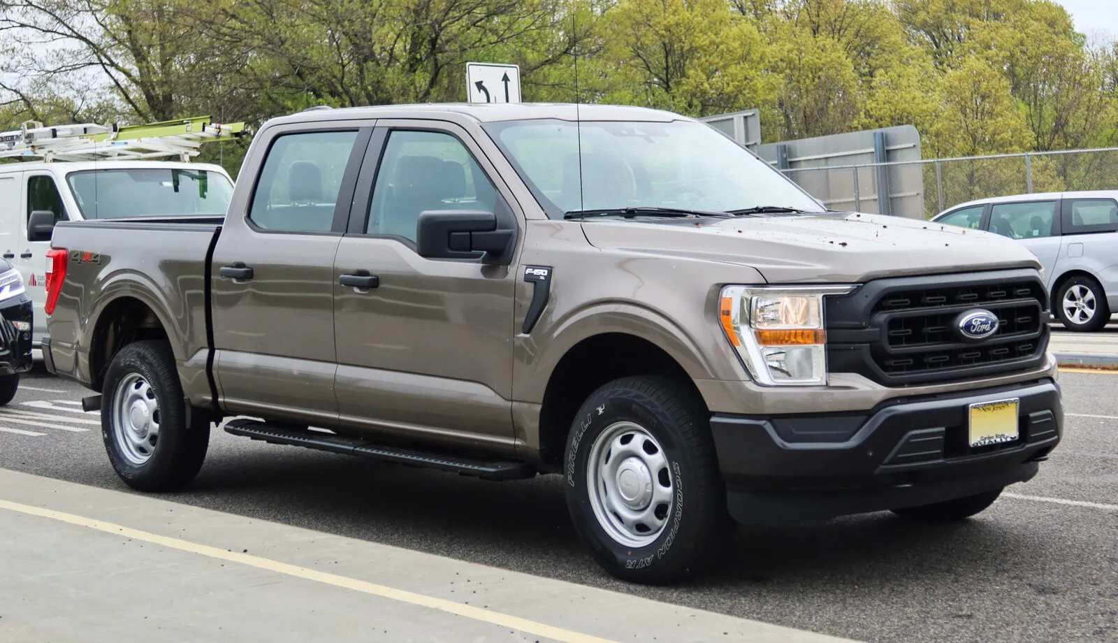 Ford F-150 SuperCrew of the fourteenth generation, front three-quarter view